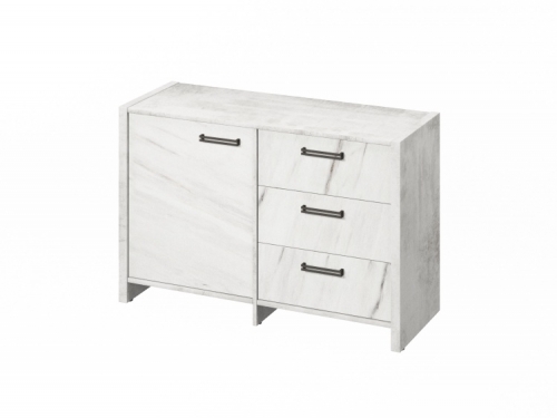 Тумба двухсекционная FB-12-01.G Хромикс белый/Мрамор Леванто белый Тумба двухсекционная FB-12-01.G Хромикс белый/Мрамор Леванто белый