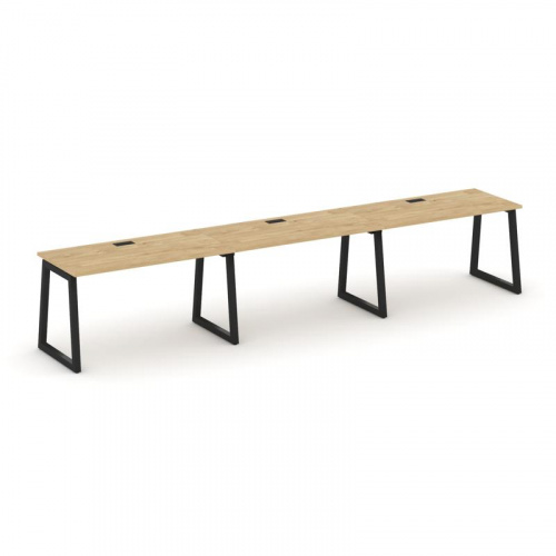 Style Project Рабочая станция 1 сторон. SN-5T1.ORS-041 Акация Лорка/Металл Антрацит/Заглушка Пластик