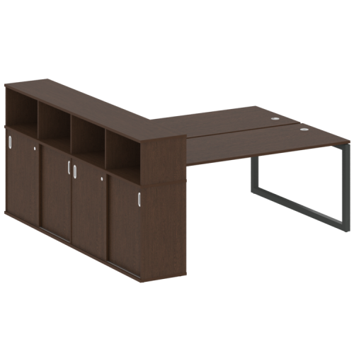 Бенч-система с шкафом-купе на О-обр. м/к Metal System Quattro 50БО.РС-СШК-4.5 фото 9