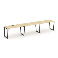 Style Project Рабочая станция 1 сторон. SN-4T2.ORS-043 Акация Лорка/Металл Антрацит/Заглушка Пластик