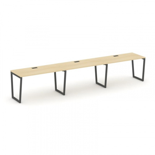 Style Project Рабочая станция 1 сторон. SN-4T2.ORS-054 Акация Лорка/Металл Антрацит/Заглушка Пластик фото 28