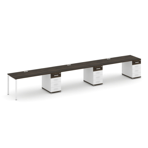 Бенч-система на 3 места с 3 опорными тумбами Concept CN.ORS-443 фото 10