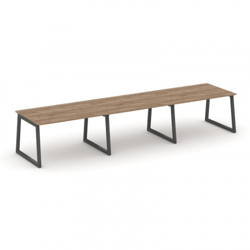 Style Project Стол переговорный SN-5T1.SPRG-023.3 Акация Лорка/Металл Антрацит 4410*980*750 фото 23