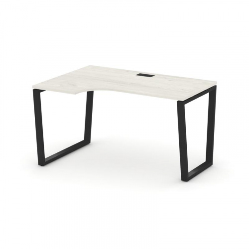 Style Project Стол рабочий эргоном. SN-6T2.SPA-021(L) Акация Лорка/Металл Антрацит/Заглушка Пластик фото 6