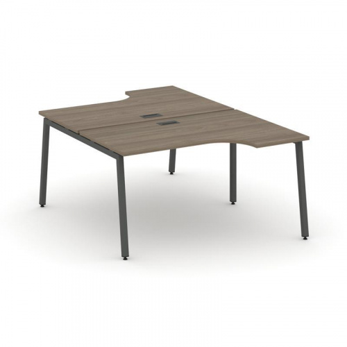 Style Project Рабочая станция эргоном. SN-4A.DRPA-012 Дуб Табак/Металл Антрацит 1580*1432/1992*750 фото 23