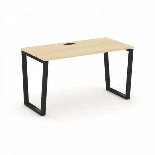 Style Project Стол письменный SN-6T2.SP-024 Акация Лорка/Металл Антрацит/Заглушка Пластик Черный 158 фото 6