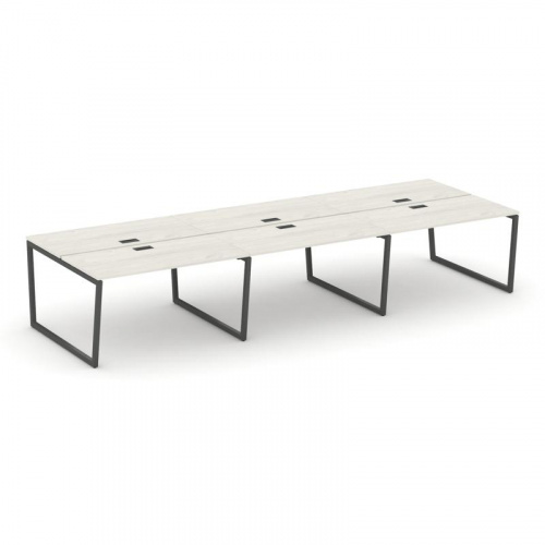 Style Project Рабочая станция 2-х сторон. SN-4T2.DRS-073 Акация Лорка/Металл Антрацит/Заглушка Пласт фото 24