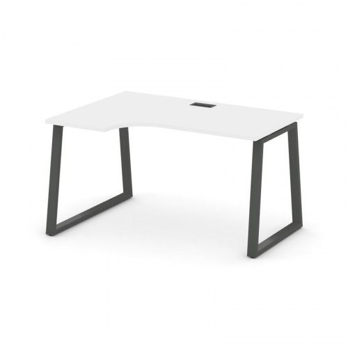 Style Project Стол рабочий эргоном. SN-6T1.SPA-021(L) Акация Лорка/Металл Антрацит/Заглушка Пластик фото 26