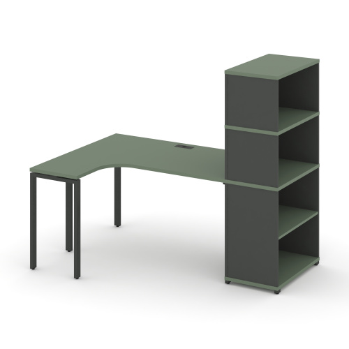 Стол эргономичный с опорным стеллажом Concept CN.SA-208(L)