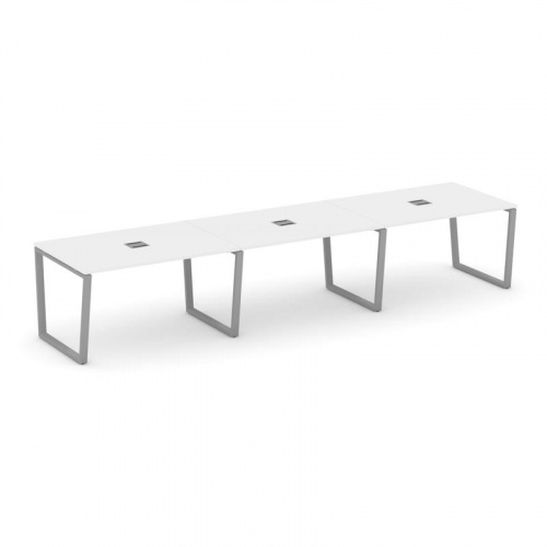 Style Project Стол переговорный SN-6T2.SPRG-021 Акация Лорка/Металл Антрацит/Заглушка Металл Антраци фото 16