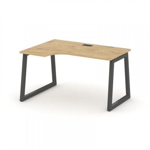 Style Project Стол рабочий эргоном. SN-5T1.SPA-021(L) Акация Лорка/Металл Антрацит/Заглушка Пластик фото 22