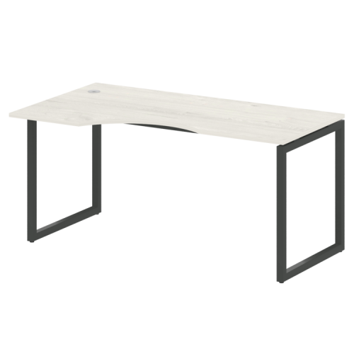 Стол криволинейный левый на О-обр. м/к Metal System Quattro 40БО.СА-1 (L) фото 5