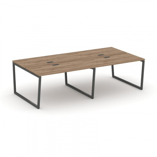 Style Project Рабочая станция 2-х сторон. SN-4T2.DRS-042 Акация Лорка/Металл Антрацит/Заглушка Пласт фото 23