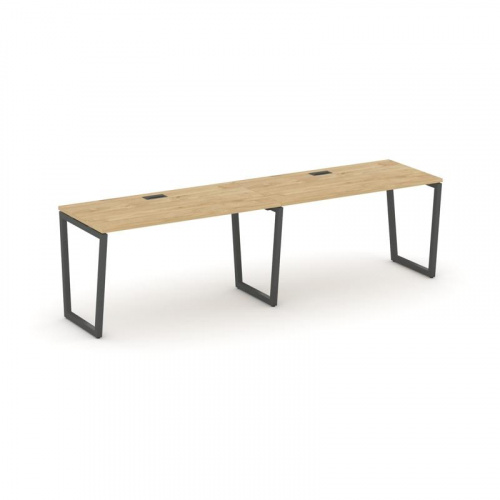 Style Project Рабочая станция 1 сторон. SN-4T2.ORS-021 Акация Лорка/Металл Антрацит/Заглушка Пластик фото 22