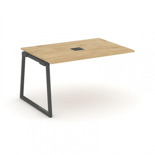 Style Project Проходной наб. элем. перег. стола SN-4T1.NSPRG-001 Акация Лорка/Металл Антрацит/Заглуш фото 22