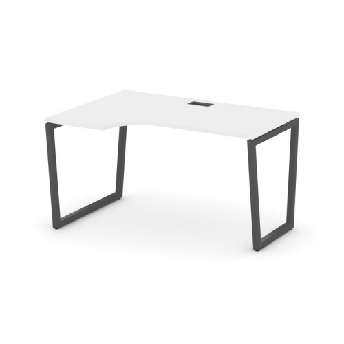 Style Project Стол рабочий эргоном. SN-4T2.SPA-021(L) Акация Лорка/Металл Антрацит/Заглушка Пластик фото 26