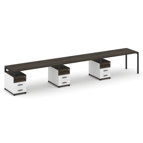 Бенч-система на 3 места с 3 опорными тумбами Concept CN.ORS-344 фото 9