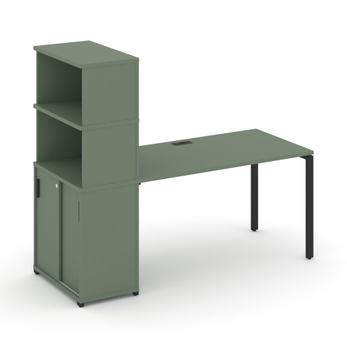 Стол офисный с опорным шкафом-купе Concept CN.SP-242