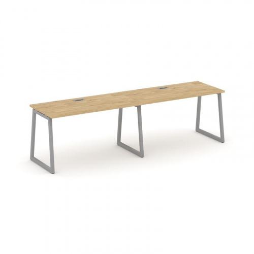 Style Project Рабочая станция 1 сторон. SN-4T1.ORS-003 Акация Лорка/Металл Антрацит/Заглушка Пластик фото 2