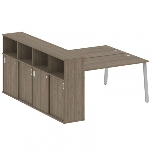 Бенч-система с шкафом-купе на А-обр. м/к Metal System БА.РС-СШК-4.4 фото 4