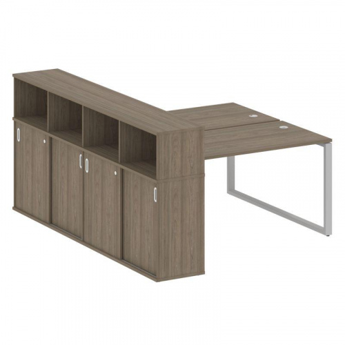 Бенч-система с шкафом-купе на О-обр. м/к Metal System БО.РС-СШК-4.3 фото 11