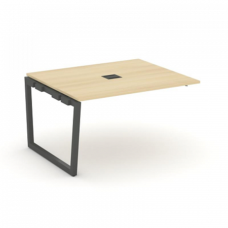 Style Project Проходной наб. элем. перег. стола SN-5T2.NSPRG-033 Акация Лорка/Металл Антрацит/Заглуш