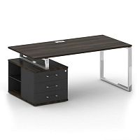 Стол руководителя с опорной тумбой Shift SK.SRT-180 (L)