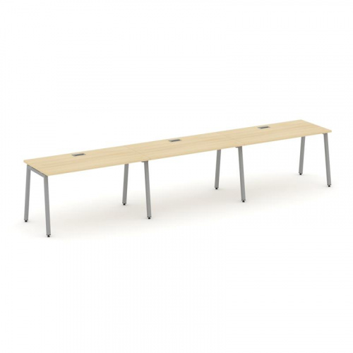 Style Project Рабочая станция 1 сторон. SN-4A.ORS-052 Тиквуд Светлый/Металл Белый 3540*800*750 фото 6