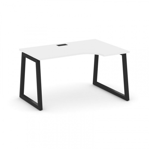 Style Project Стол рабочий эргоном. SN-5T1.SPA-021(R) Акация Лорка/Металл Антрацит/Заглушка Пластик фото 9