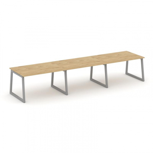 Style Project Стол переговорный SN-5T1.SPRG-023.3 Акация Лорка/Металл Антрацит 4410*980*750