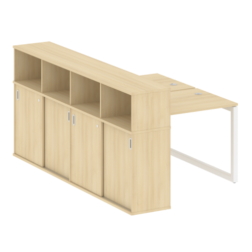 Бенч-система с шкафом-купе на О-обр. м/к Metal System Quattro 50БО.РС-СШК-4.1 фото 15