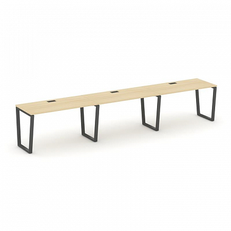 Style Project Рабочая станция 1 сторон. SN-6T2.ORS-052 Акация Лорка/Металл Антрацит/Заглушка Пластик