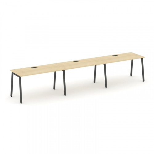 Style Project Рабочая станция 1 сторон. SN-4A.ORS-052 Тиквуд Светлый/Металл Белый 3540*800*750 фото 18