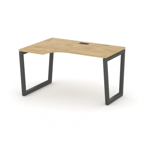 Style Project Стол рабочий эргоном. SN-5T2.SPA-021(L) Акация Лорка/Металл Антрацит/Заглушка Пластик фото 22