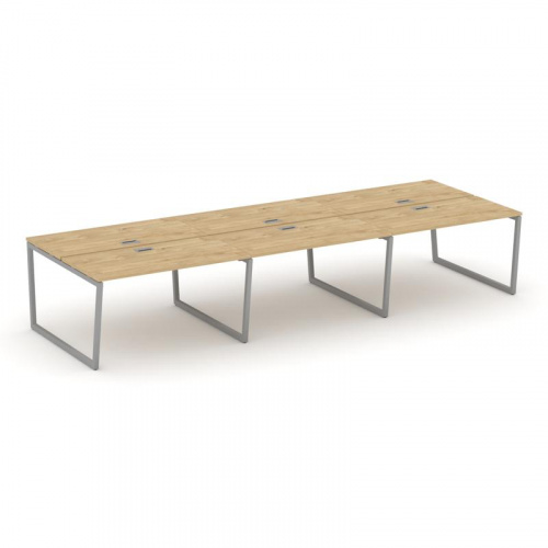 Style Project Рабочая станция 2-х сторон. SN-4T2.DRS-073 Акация Лорка/Металл Антрацит/Заглушка Пласт фото 2