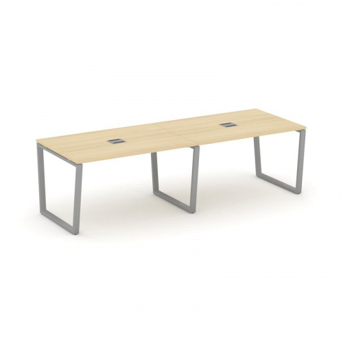 Style Project Стол переговорный SN-6T2.SPRG-014 Акация Лорка/Металл Антрацит/Заглушка Металл Антраци фото 20