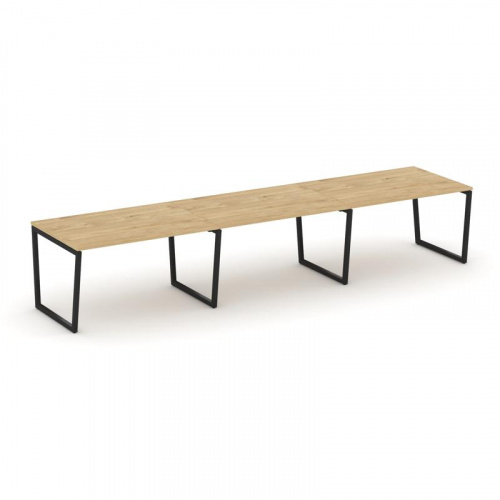 Style Project Стол переговорный SN-4T2.SPRG-022.3 Акация Лорка/Металл Антрацит 3540*980*750 Style Project Стол переговорный SN-4T2.SPRG-022.3 Акация Лорка/Металл Антрацит 3540*980*750