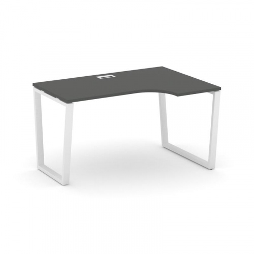 Style Project Стол рабочий эргоном. SN-6T2.SPA-002(R) Акация Лорка/Металл Антрацит/Заглушка Пластик фото 19