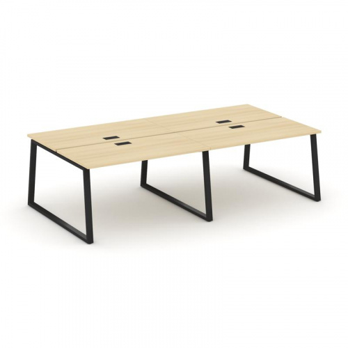 Style Project Рабочая станция 2-х сторон. SN-6T1.DRS-041 Акация Лорка/Металл Антрацит/Заглушка Пласт фото 5