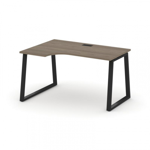 Style Project Стол рабочий эргоном. SN-6T1.SPA-021(L) Акация Лорка/Металл Антрацит/Заглушка Пластик фото 7
