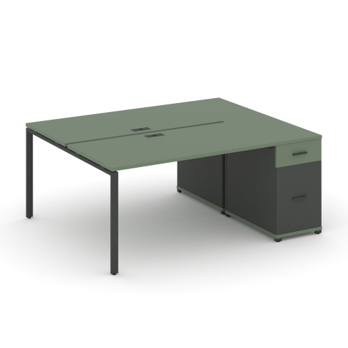 Бенч-система с 1 опорной тумбой Concept CN.DRS-408 фото 2