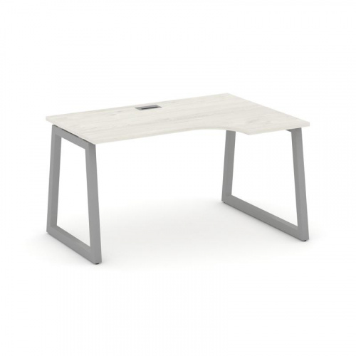 Style Project Стол рабочий эргоном. SN-5T1.SPA-021(R) Акация Лорка/Металл Антрацит/Заглушка Пластик фото 12