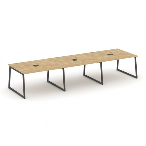 Style Project Стол переговорный SN-4T1.SPRG-053 Акация Лорка/Металл Антрацит/Заглушка Металл Антраци фото 4 Style Project Стол переговорный SN-4T1.SPRG-053 Акация Лорка/Металл Антрацит/Заглушка Металл Антраци фото 4