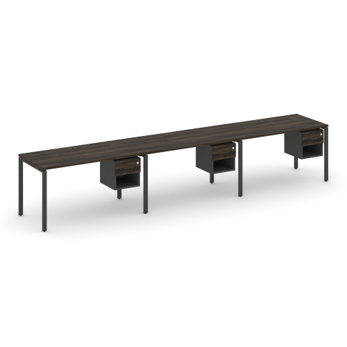 Бенч-система на 3 места с подвесными тумбами Concept CN.ORS-137 фото 3