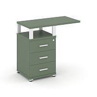 Тумба приставная с 3 ящиками Concept CN.TUS-002 W