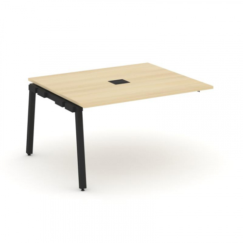 Style Project Проходной наб. элем. перег. стола SN-5A.NSPRG-033 Дуб Табак/Металл Белый 1380*1180*750