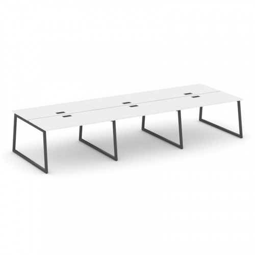 Style Project Рабочая станция 2-х сторон. SN-4T1.DRS-064 Акация Лорка/Металл Антрацит/Заглушка Пласт фото 13