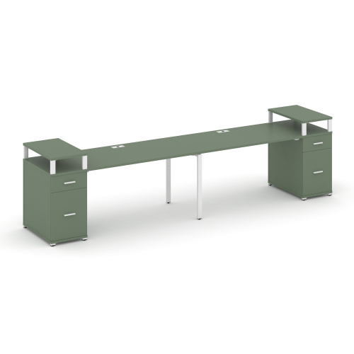 Бенч-система на 2 места с 2 опорными тумбами Concept CN.ORS-430