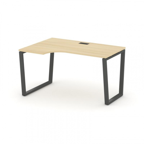 Style Project Стол рабочий эргоном. SN-6T2.SPA-021(L) Акация Лорка/Металл Антрацит/Заглушка Пластик фото 28
