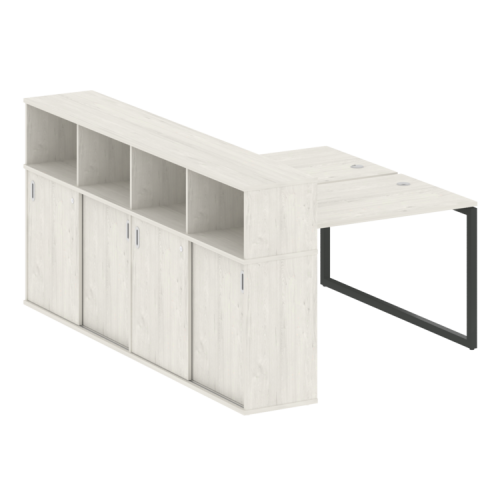 Бенч-система с шкафом-купе на О-обр. м/к Metal System Quattro 40БО.РС-СШК-4.2 фото 13